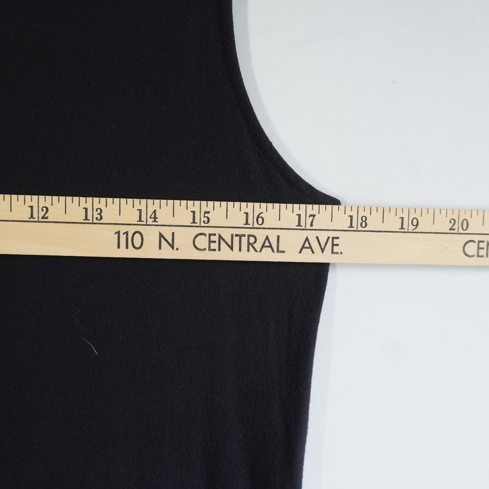 Babette Ballinger New York Womens Black Sleeveless Scoop Neck Maxi Dress Size M - Picture 6 of 8